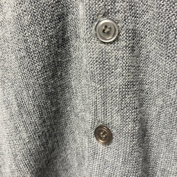 VTG Jantzen Sweater Cardigan Mens XL Gray Button Front Dad Grandpa USA - Picture 6 of 10